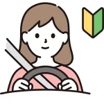 A Woman Driving A Car Beginner SVG Icon